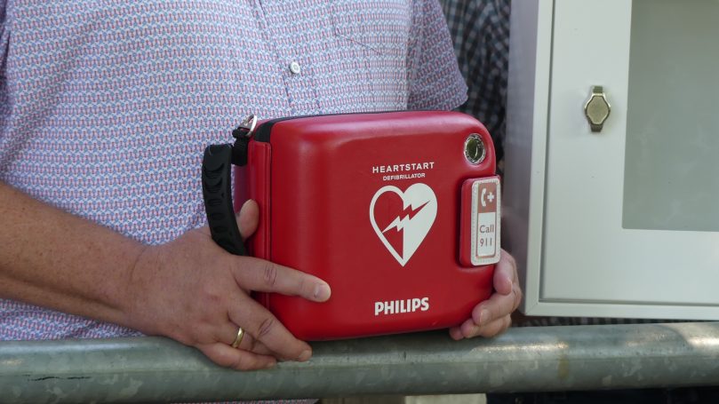 Übergabe Defibrillator