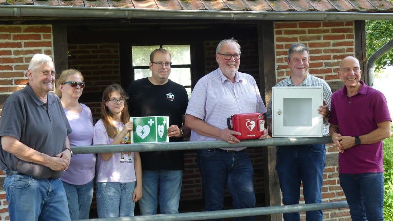Übergabe Defibrillator